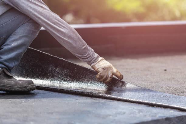 Professional Basement Waterproofing technician working in Mount Blanchard, OH
